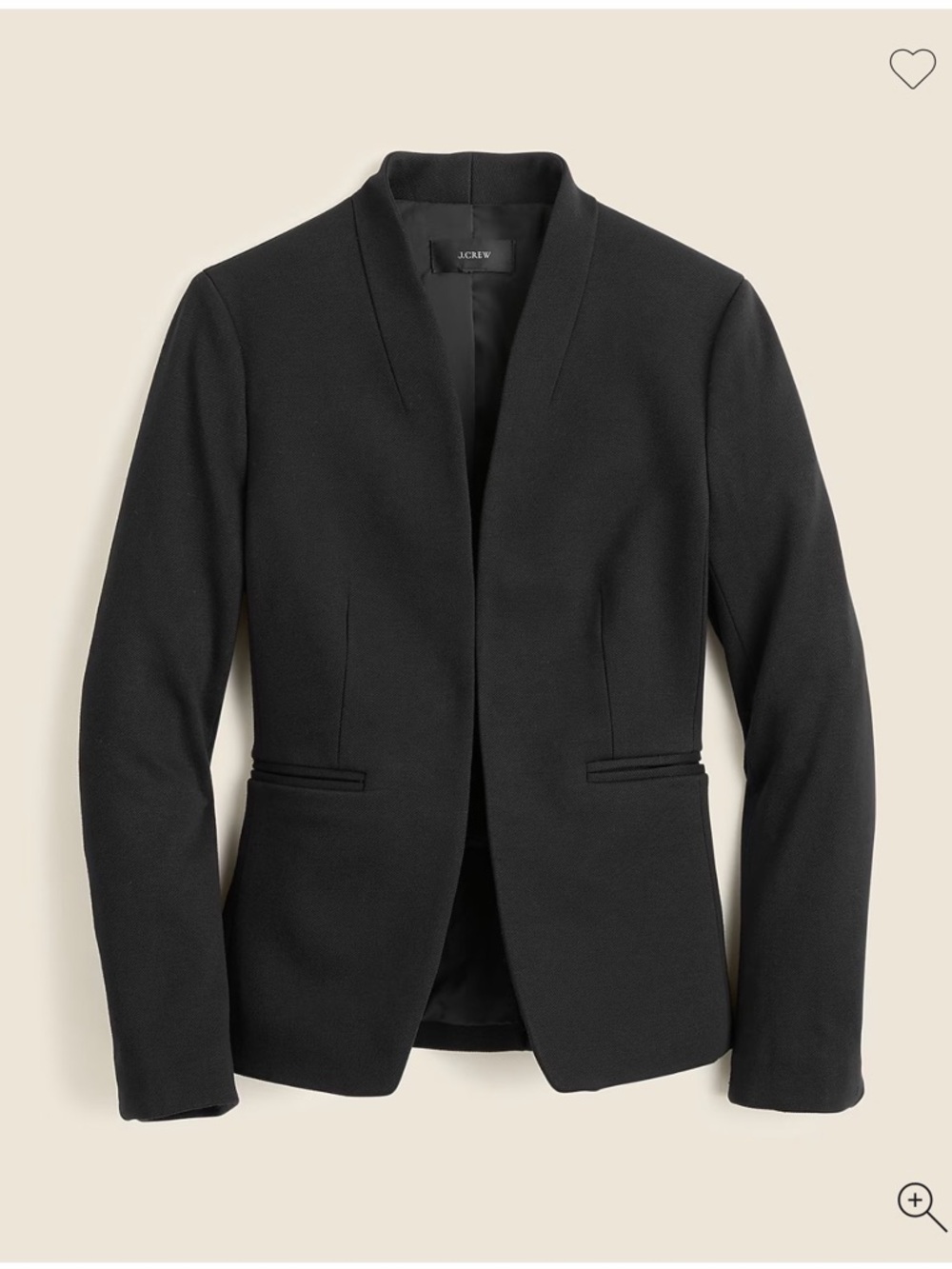 NWT J.Crew Going-out blazer in stretch twill size 0